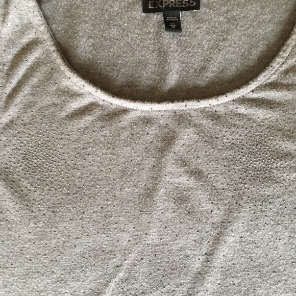 Cute grey sleeveless top, Express brand size XS - Picture 3 of 5